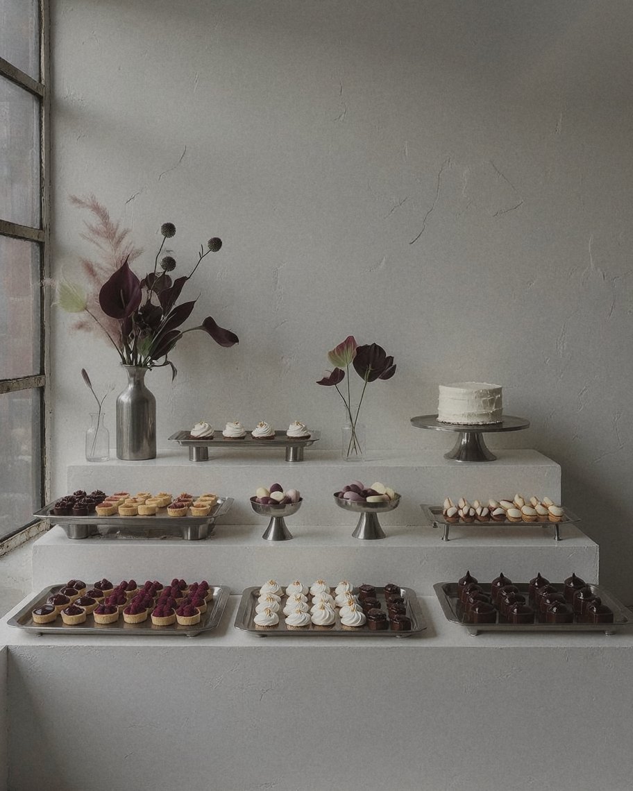 Sweet Table mit Tartelettes und Törtchen
